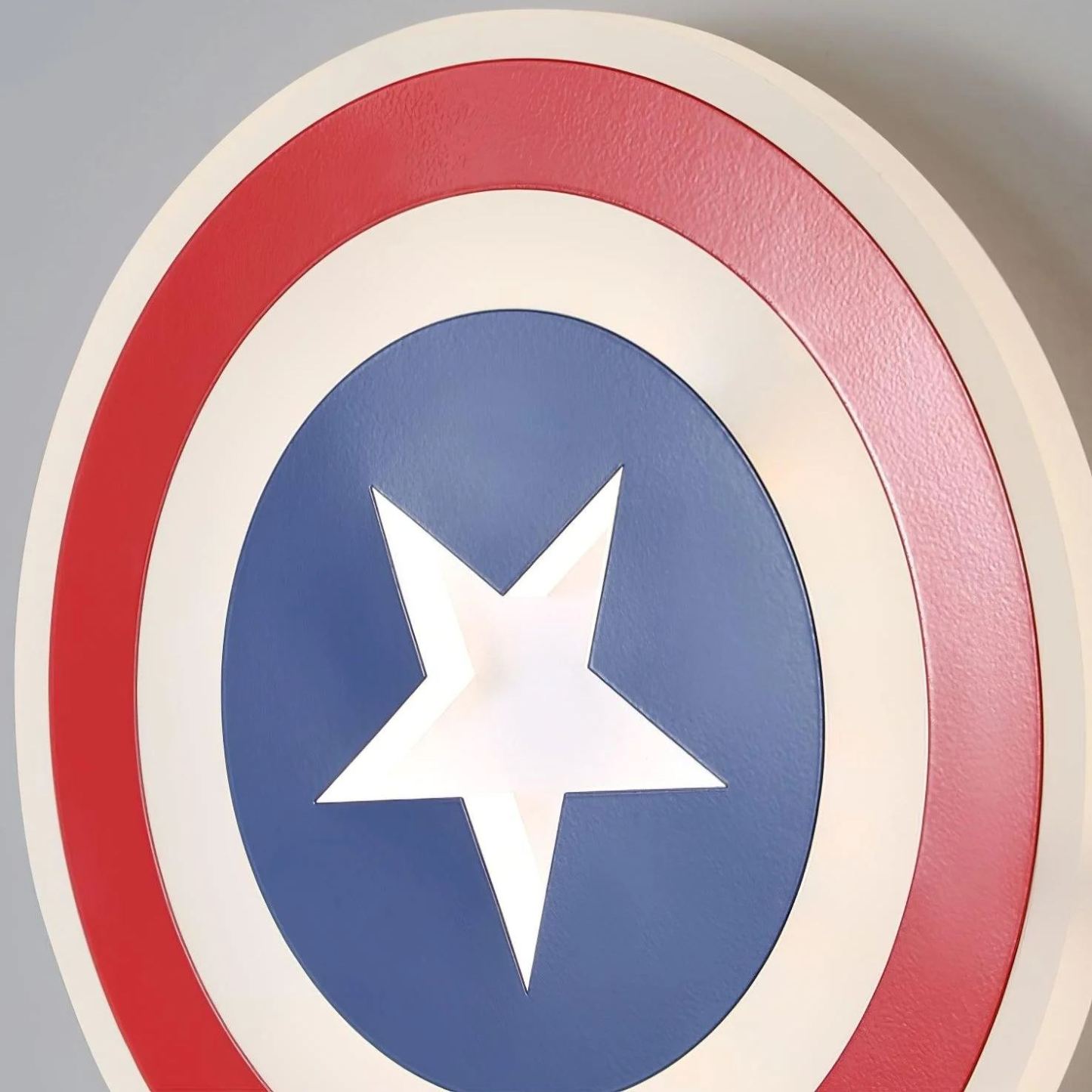 Edge Unusual Captain Red Blue Acrylic Metal Wall Lamp Dining Room Bedroom