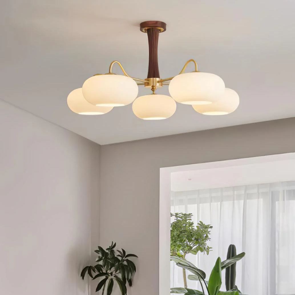 Valentina Vintage Metal Wood  Pendant Light Bedroom Living Room