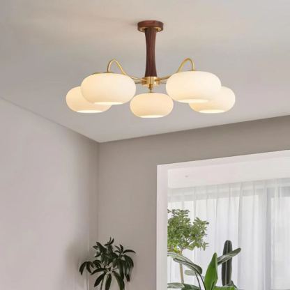 Valentina Vintage Metal Wood  Pendant Light Bedroom Living Room