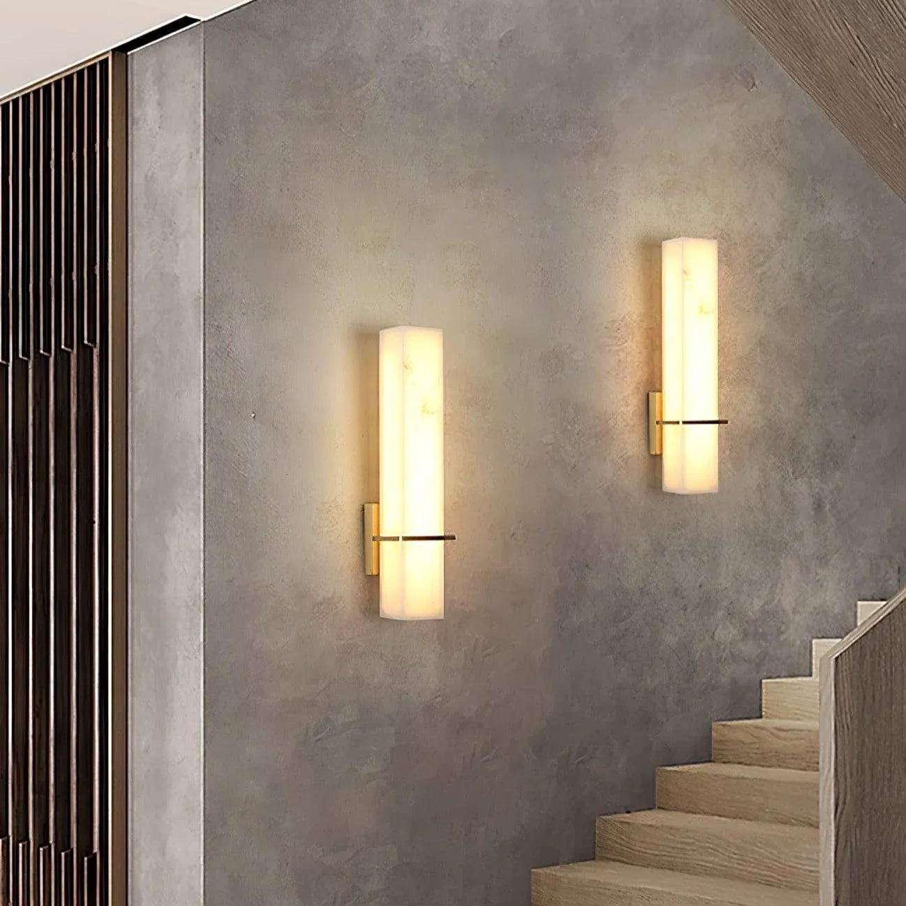 Ozawa Modern Luxury Long Resin Wall Light Shades Hallway Bedroom