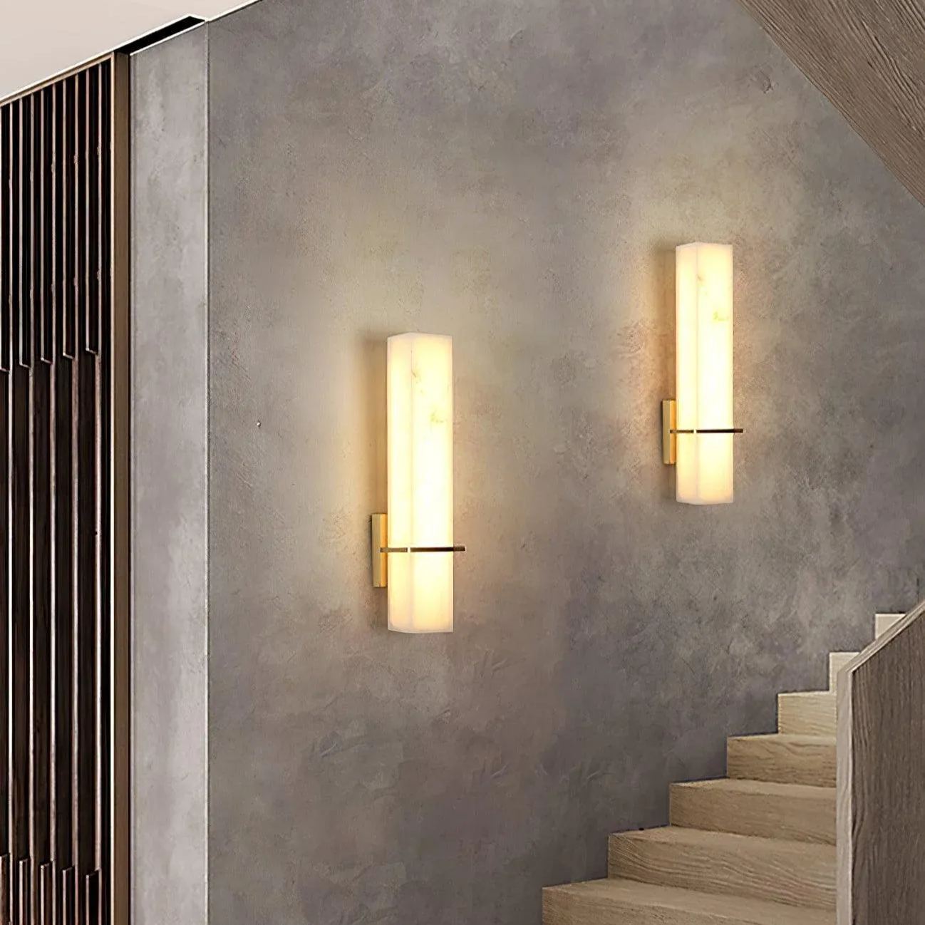 Ozawa Modern Luxury Long Resin Wall Light Shades Hallway Bedroom
