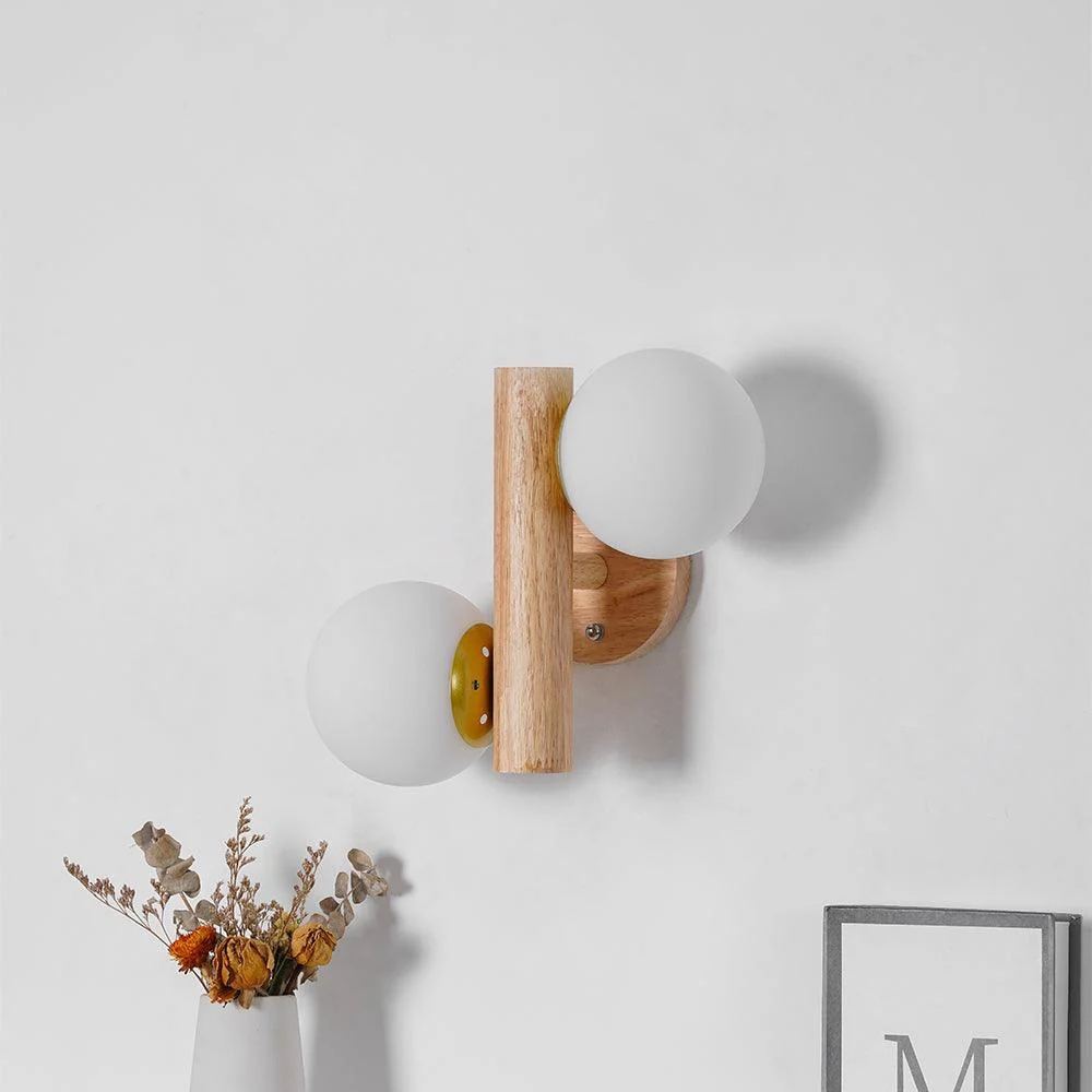 Ozawa Antique Cottage Wood Wall Light Bedroom Living Room Hallway