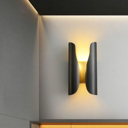 Orr Industrial Brass Metal Wall Lamp Dining Room Bedroom Living Room