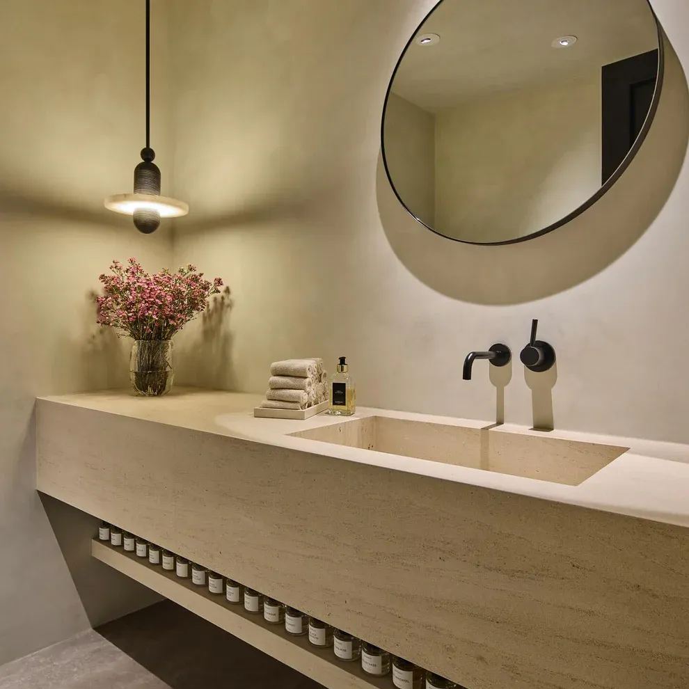 Valentina Modern Comet Round Metal Alabaster Pendant Light Dining Bathroom