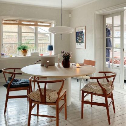 Leilani Nordic Modern Oval Single Pendant Light