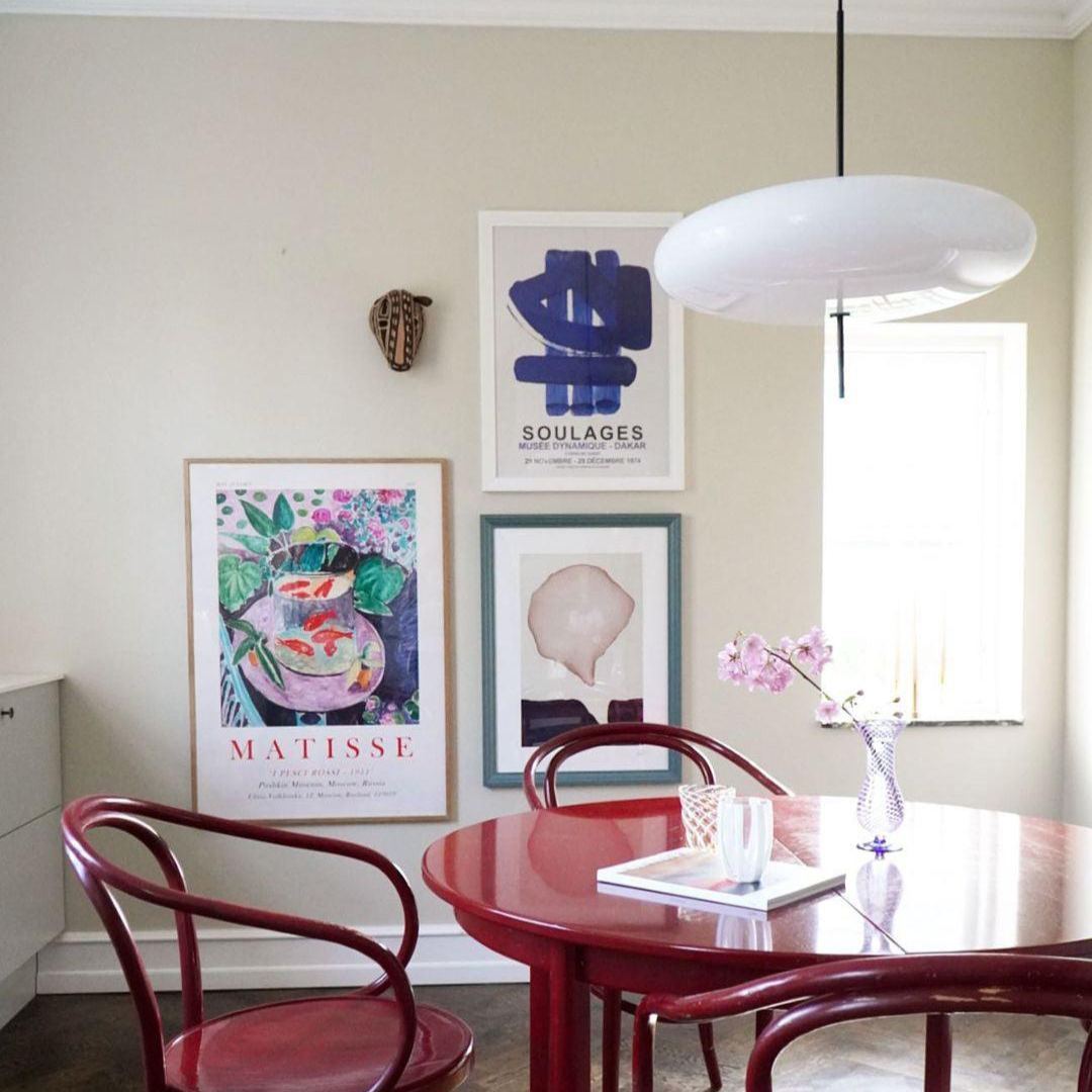Leilani Nordic Modern Oval Single Pendant Light