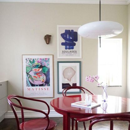 Leilani Nordic Modern Oval Single Pendant Light