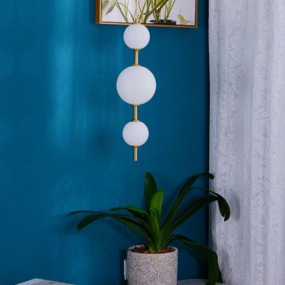 Edge Minimalism Brass Black Metal Glass Pendant Light Bedroom Living Room