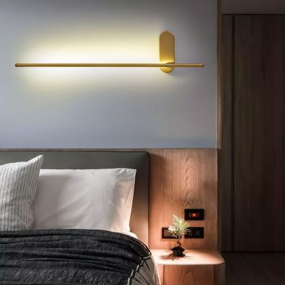 Edge Minimalism Metal Acrylic Wall Lamp Bedroom Living Room