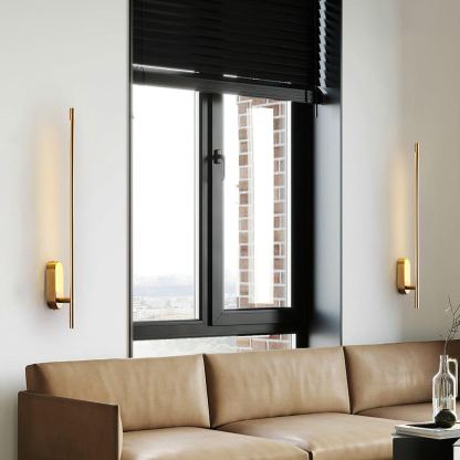 Edge Minimalism Metal Acrylic Wall Lamp Bedroom Living Room