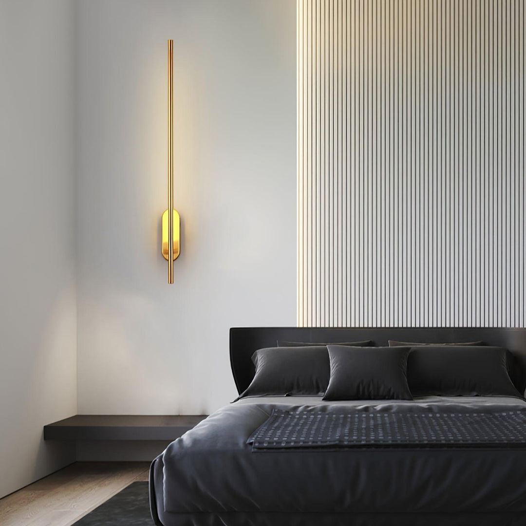 Edge Minimalism Metal Acrylic Wall Lamp Bedroom Living Room