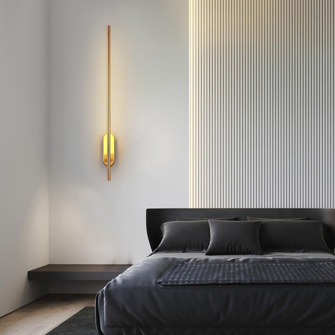 Edge Minimalism Metal Acrylic Wall Lamp Bedroom Living Room