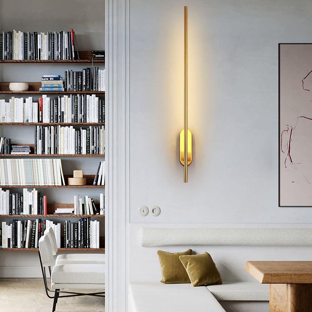 Edge Minimalism Metal Acrylic Wall Lamp Bedroom Living Room