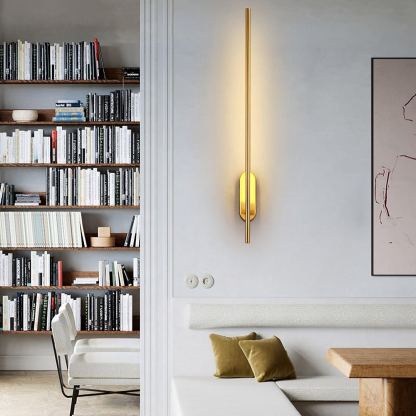 Edge Minimalism Metal Acrylic Wall Lamp Bedroom Living Room