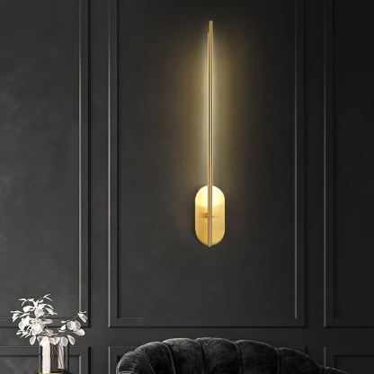 Edge Minimalism Metal Acrylic Wall Lamp Bedroom Living Room