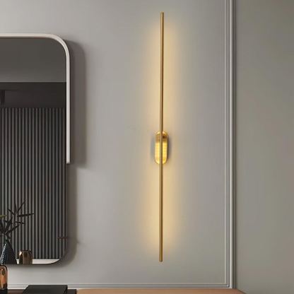 Edge Minimalism Metal Acrylic Wall Lamp Bedroom Living Room