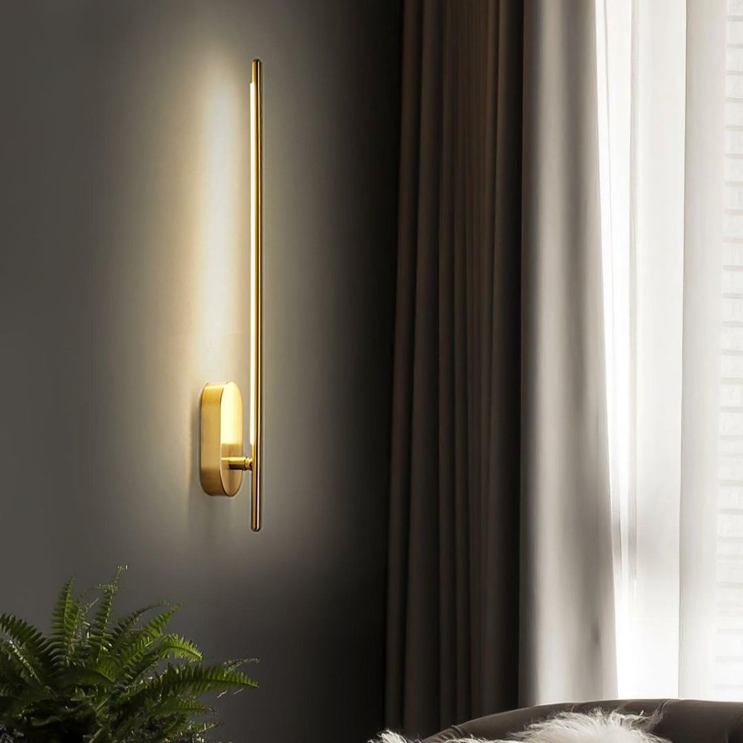 Edge Minimalism Metal Acrylic Wall Lamp Bedroom Living Room