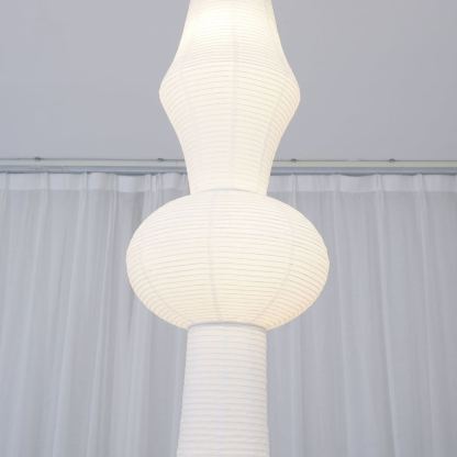 Renée Geometric Style Metal Paper Pendant Light Bedroom Living Room