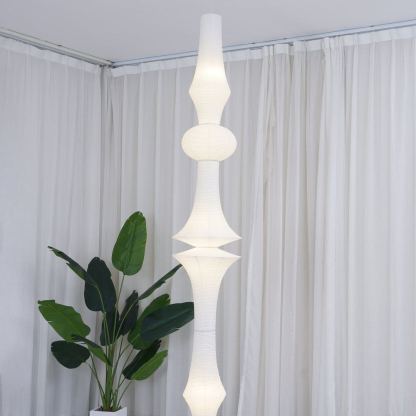 Renée Geometric Style Metal Paper Pendant Light Bedroom Living Room