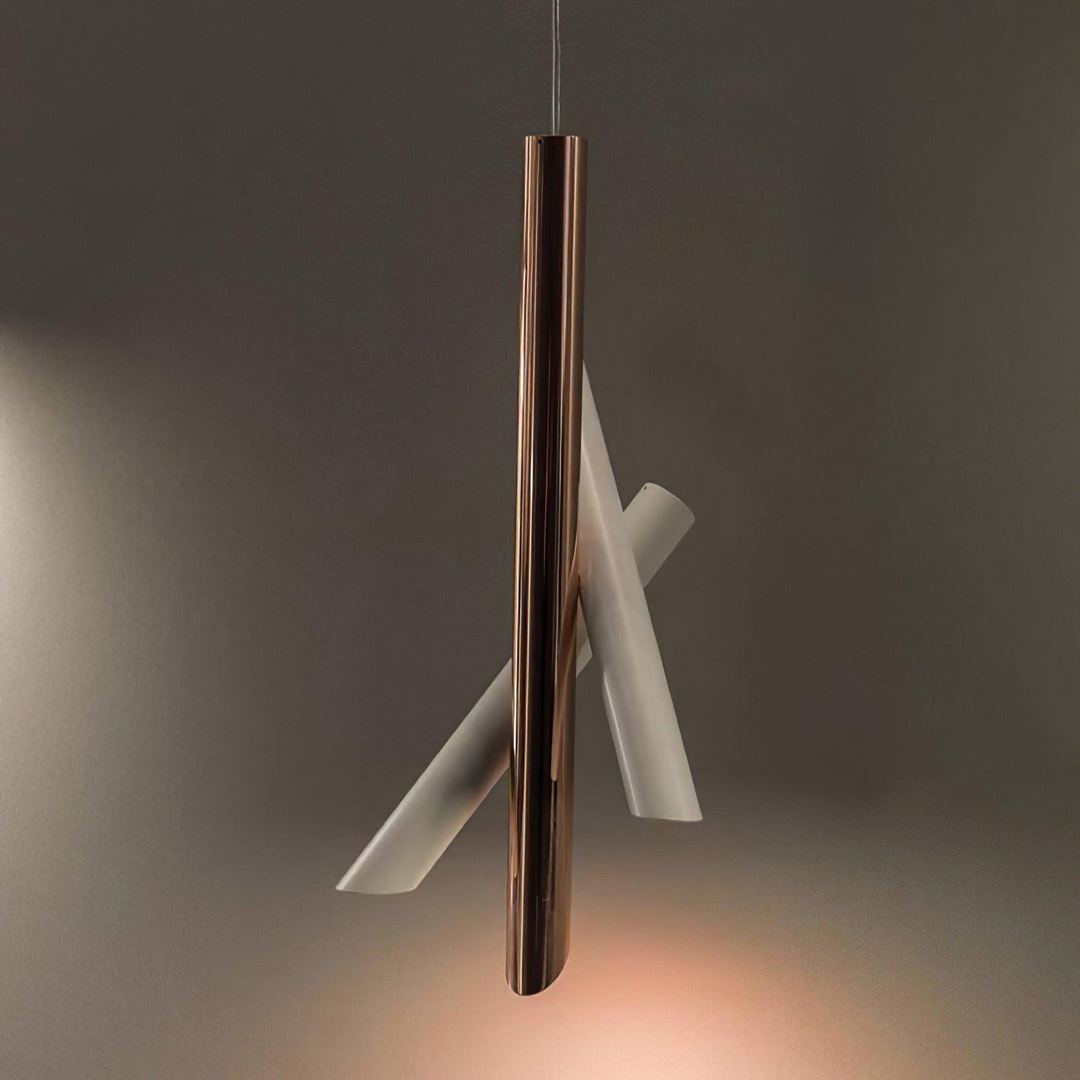 Valentina Modern Tubes Metal Pendant Light Living Room Bedroom