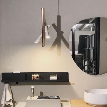 Valentina Modern Tubes Metal Pendant Light Living Room Bedroom