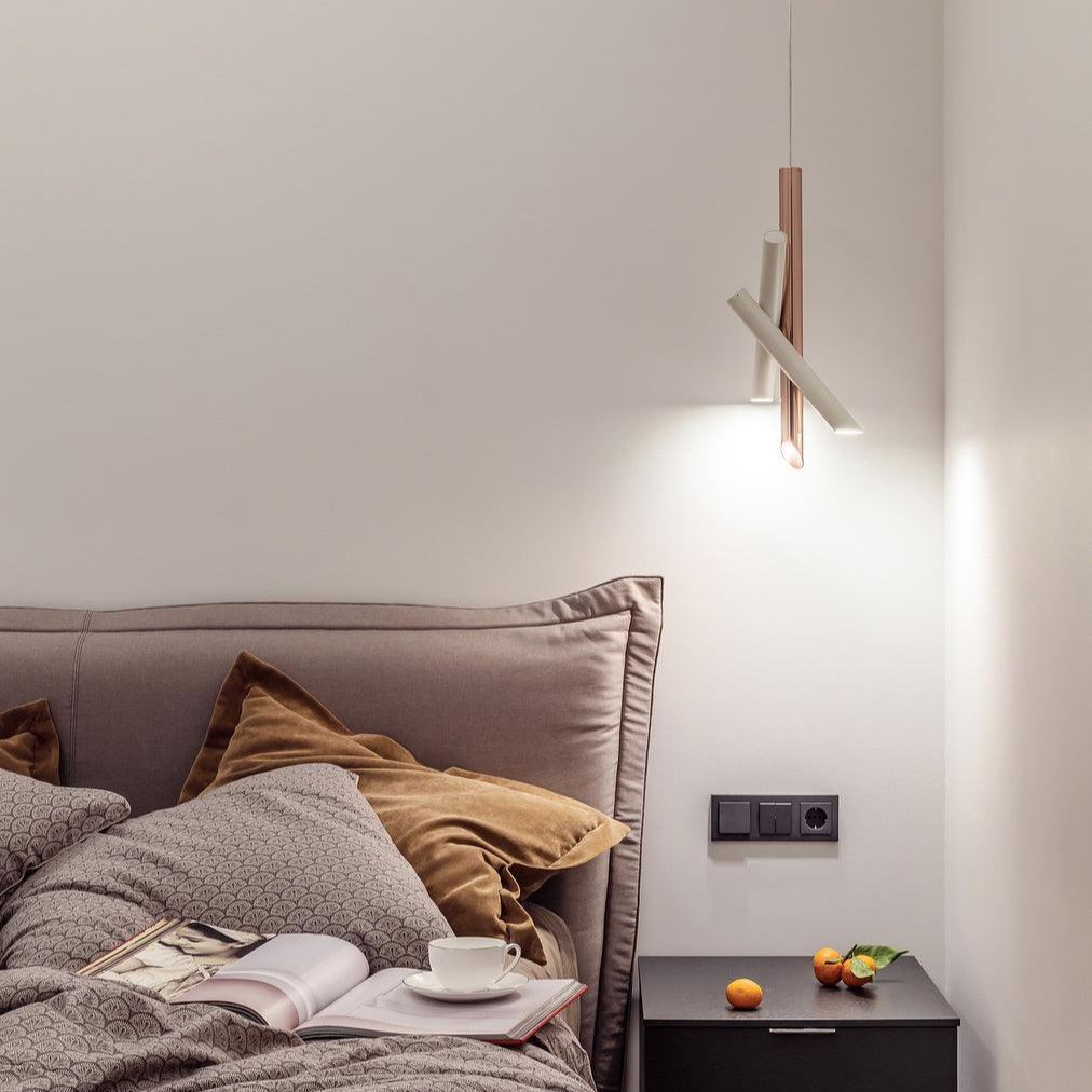 Valentina Modern Tubes Metal Pendant Light Living Room Bedroom