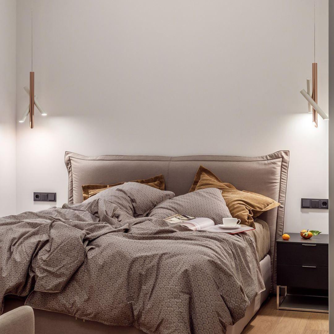 Valentina Modern Tubes Metal Pendant Light Living Room Bedroom