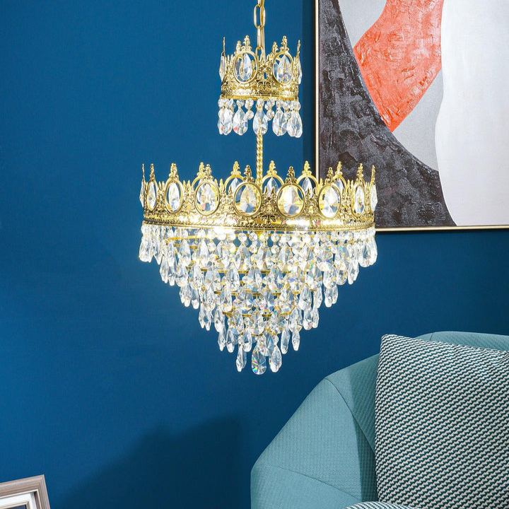 Marilyn Vintage Crystal Luxurious Elegant Chandelier Living Room
