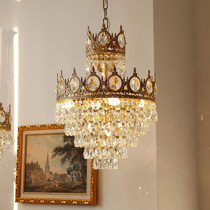 Marilyn Vintage Crystal Luxurious Elegant Chandelier Living Room