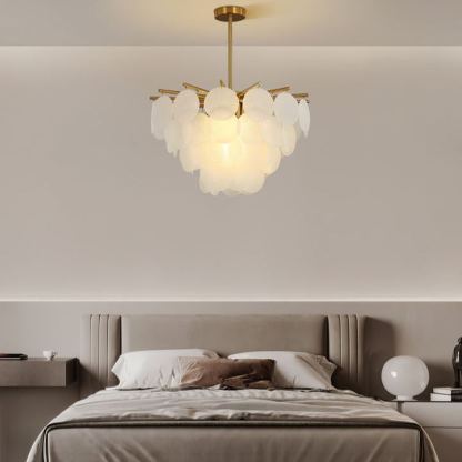 Marilyn Gorgeous Nordic Metal Glass Chandelier Bathroom Living Room