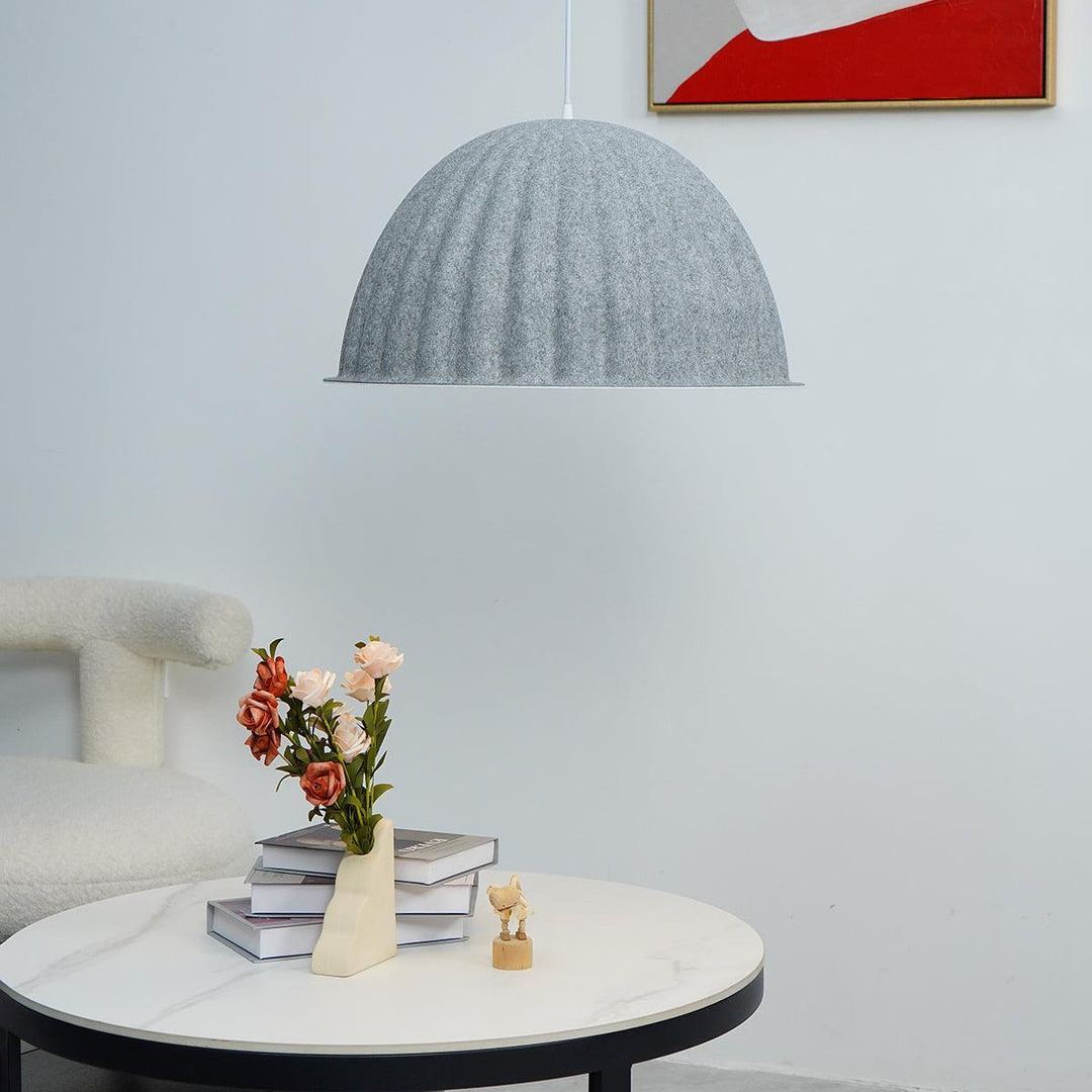 Hailie Modern Bell Metal Felt Pendant Light Living Room Dining Room