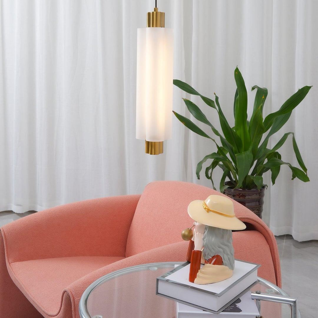 Byers Modern Square Metal Acrylic Pendant Light Bedroom Living Room