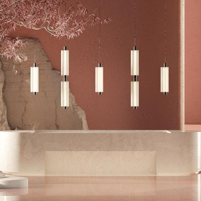 Byers Modern Square Metal Acrylic Pendant Light Bedroom Living Room