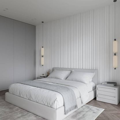 Byers Modern Square Metal Acrylic Pendant Light Bedroom Living Room