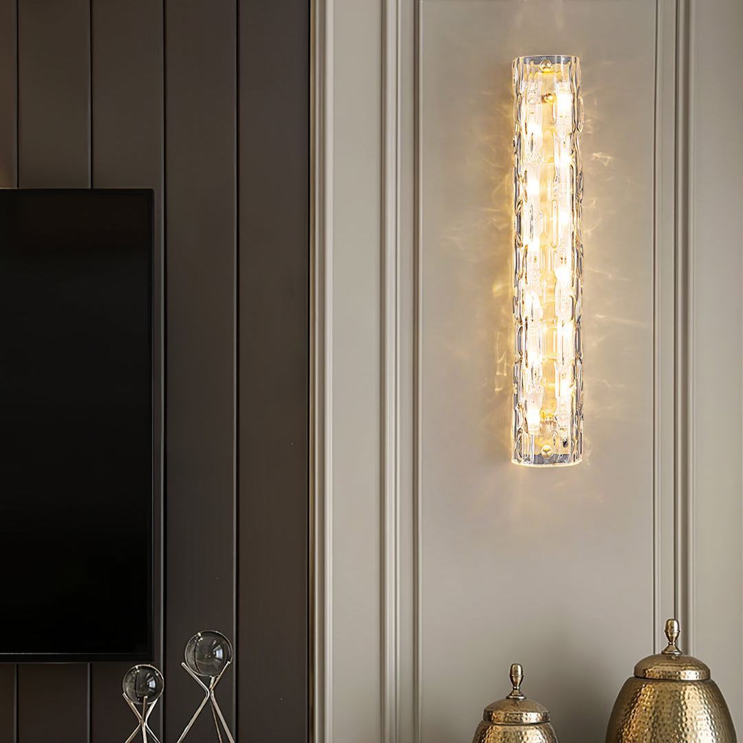 Byers Art Special Brass Glass Wall Lamp Bathroom Bedroom