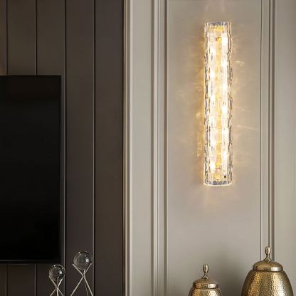 Byers Art Special Brass Glass Wall Lamp Bathroom Bedroom