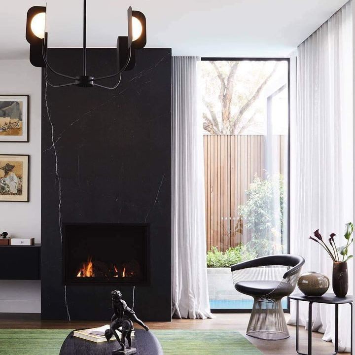 Valentina Gorgeous Metal Acrylic Chandelier Living Room Dining Room