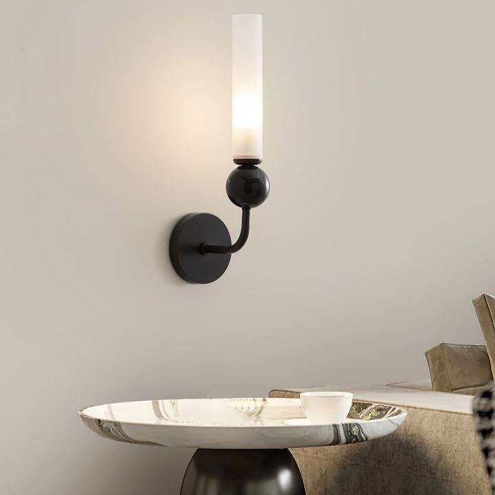 Edge Modern Marble Brass Acrylic Vertical Wall Lamp Living Room Bedroom