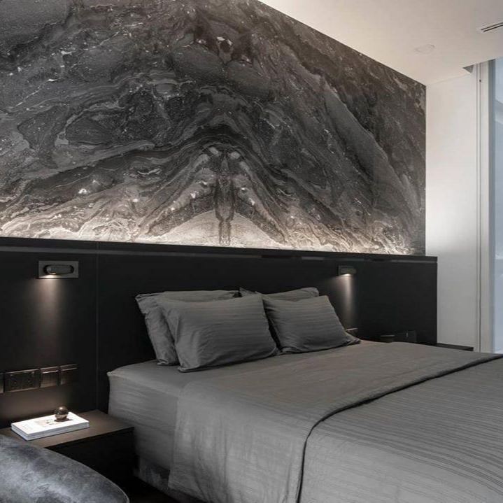 Edge Modern Minimalism Square Metal Wall Light Bedroom Hallway