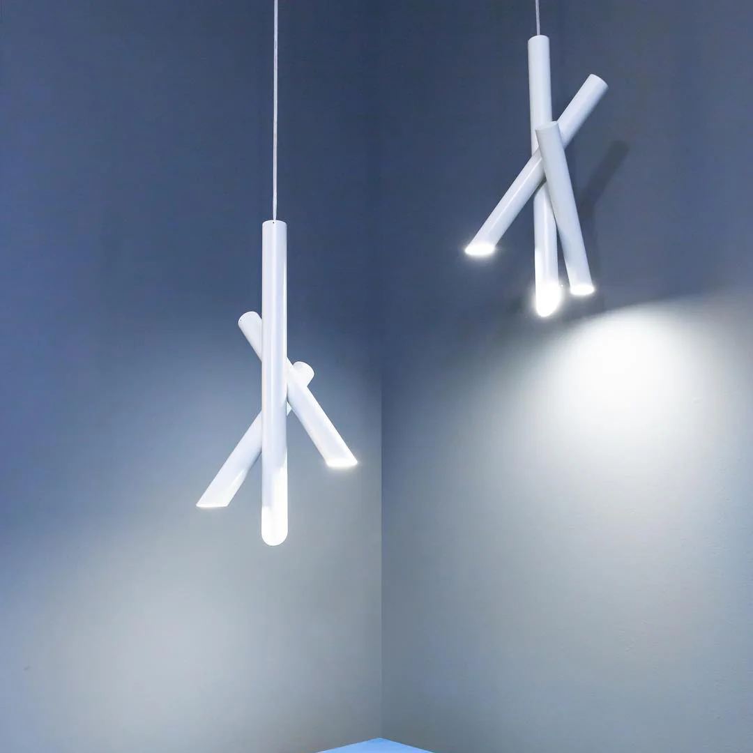 Valentina Tubes Metal Pendant Light Living Room Bedroom