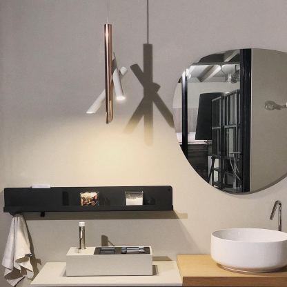 Valentina Tubes Metal Pendant Light Living Room Bedroom