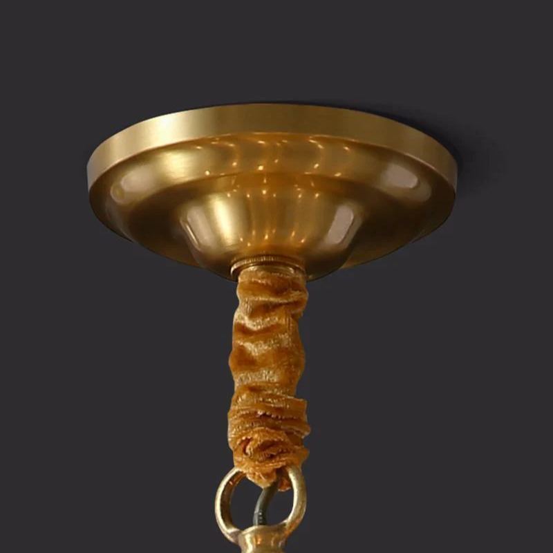 Marilyn Vintage Luxury Antique Brass Chandelier Living Room