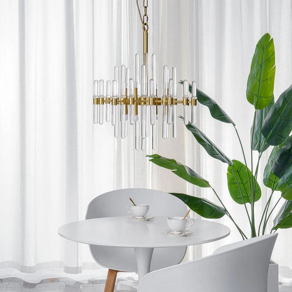 Marilyn Vintage Luxury Antique Brass Chandelier Living Room