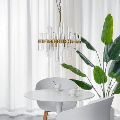 Marilyn Vintage Luxury Antique Brass Chandelier Living Room
