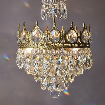 Marilyn Vintage Crystal Luxurious Elegant Chandelier Living Room