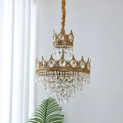 Marilyn Vintage Crystal Luxurious Elegant Chandelier Living Room