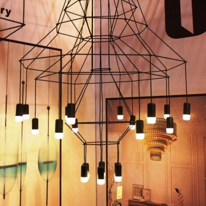 Marilyn Artistic Luxury Lines Chandelier Living Room