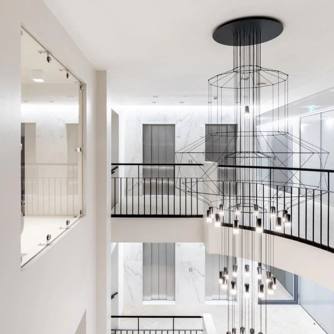 Marilyn Artistic Luxury Lines Chandelier Living Room