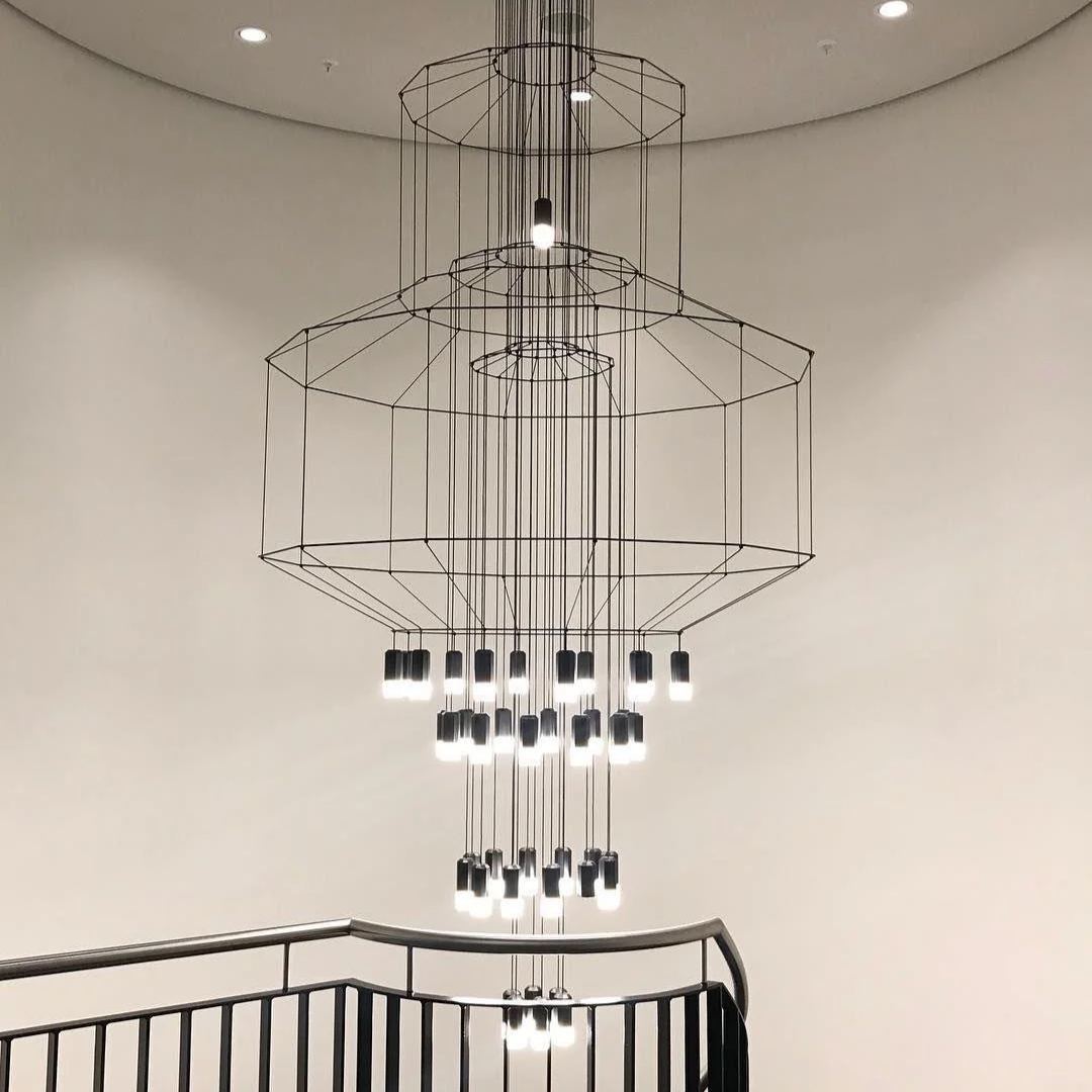 Marilyn Artistic Luxury Lines Chandelier Living Room