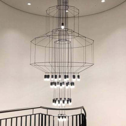Marilyn Artistic Luxury Lines Chandelier Living Room